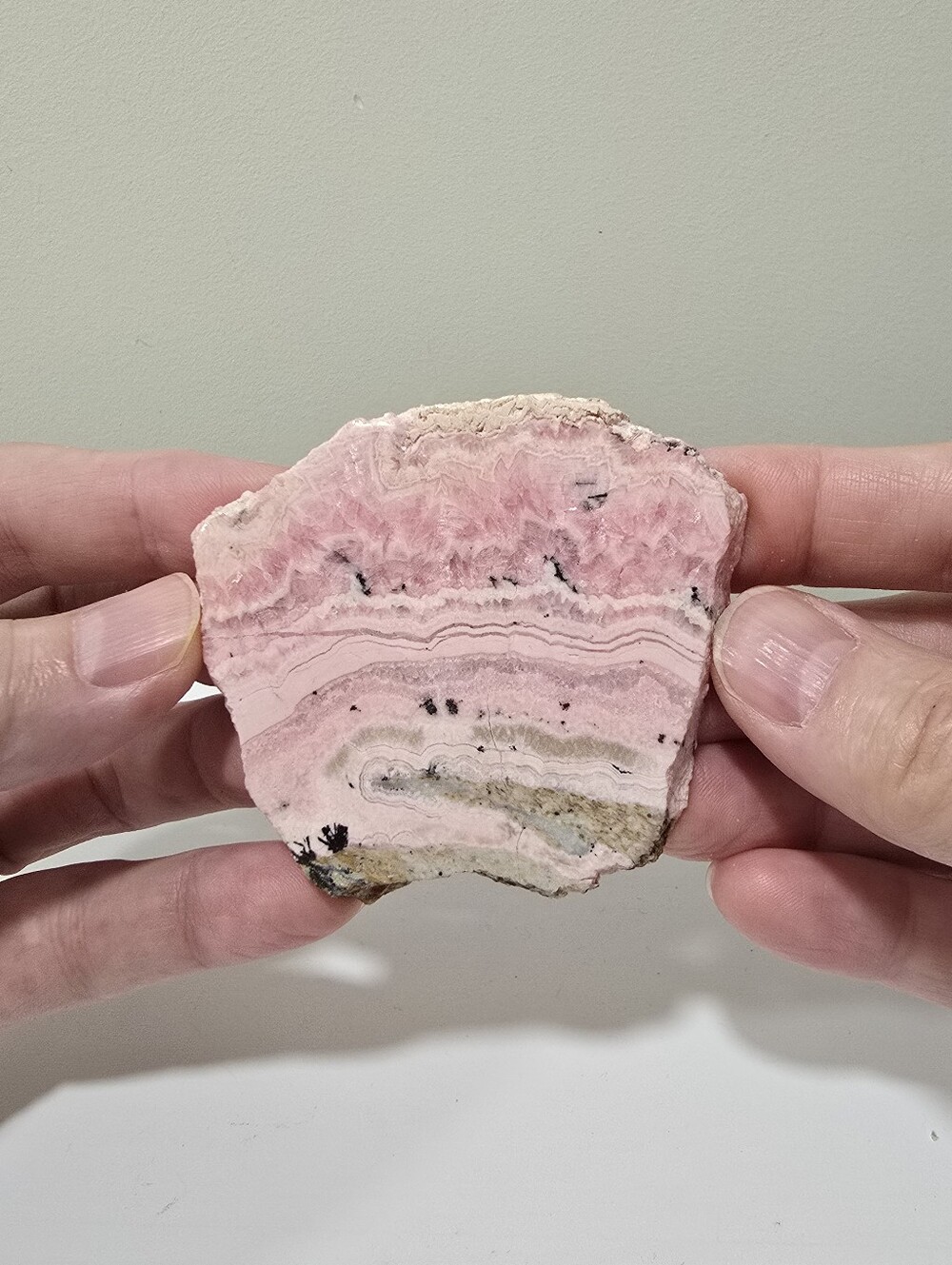 Rhodochrosite Crystal Slab #I